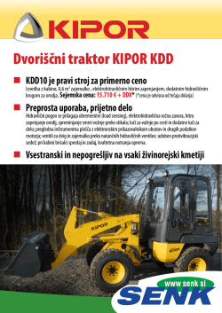 Dvoriščni traktor KIPOR KDD - Vas zanima Kipor KDD10 dvoriščni