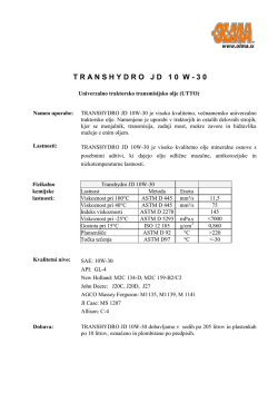 Transhydro JD 10W-30