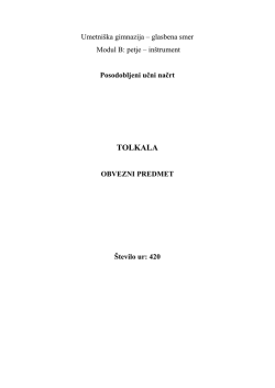 TOLKALA - Portal Ministrstvo za izobraževanje, znanost in šport