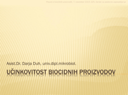 Učinkovitost biocidnih proizvodov
