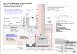 Detajl betonskega korita - Občina Ravne na Koroškem