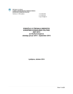 Celotno poročilo - Služba Vlade Republike Slovenije za razvoj in