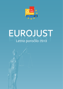 Letno poročilo 2013 - Eurojust