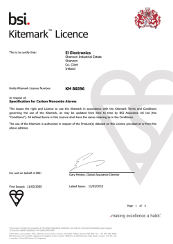 Kitemark™ Licence - DETEKTOR SISTEMI d.o.o.