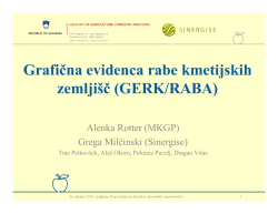 Grafična evidenca rabe kmetijskih zemljišč (GERK/RABA)