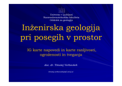 PDF dela predavanj IGPP - Oddelek za geologijo