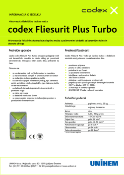 codex Fliesurit Plus Turbo
