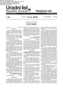 Uradni list RS - 42/2012, Razglasni del