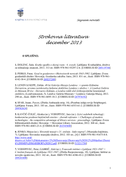 Novosti stroka 201312.pdf - Knjižnica Ivana Potrča Ptuj