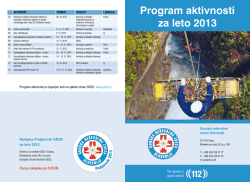 Program GRZS 2013.pdf - Gorska reševalna zveza Slovenije