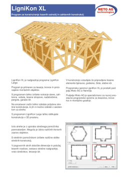 LigniKon XL prospekt - RASTER, montažne hiše in konstrukcije
