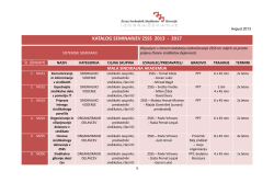 katalog seminarjev zsss 2013 - 2017