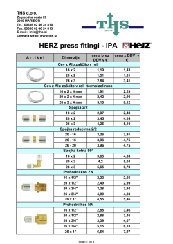 HERZ IPA press fitingi