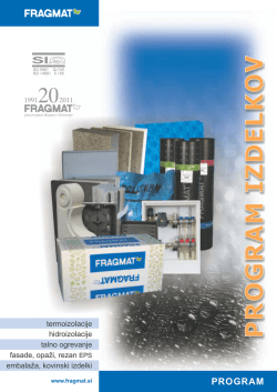 katalog izolacijskih materialov fragmat