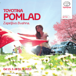 POMLAD - Toyota