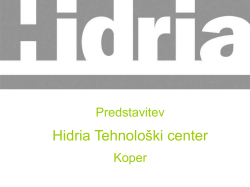 Hidria Tehnološki center