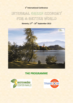 agenda/the programme