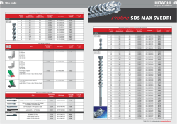 Svedri SDS Max Proline