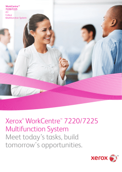 Xerox® WorkCentre™ 7220/7225