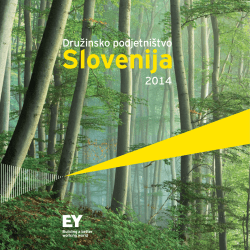 Družinsko podjetni&scaron;tvo Slovenija 2014