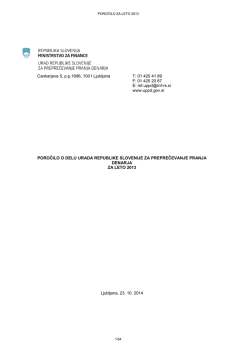 Letno poročilo Urada za leto 2013 v pdf obliki .