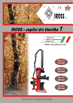 IROSS - cepilci drv številka 1 - euro