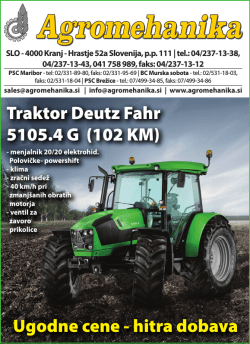 Traktor Deutz Fahr 5105.4 G (102 KM) Ugodne cene