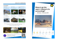 Where to go this week in Velenje & it`s surroundings?