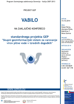 Vabilo-Program
