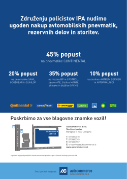 45% popust - IPA Slovenija