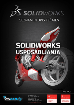SolidWorks IZOBRAŽEVANJE.
