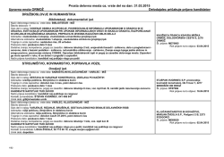 Dnevna preglednica - Republika Slovenija