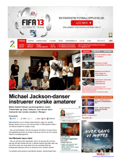 Michael Jackson-danser instruerer norske amatører