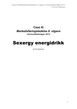 Case 4 energidrikk_vannmerket - Nettressurser fra Universitetsforlaget