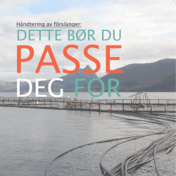 DETTE BØR DU - ACE - AquaCulture Engineering