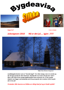 Stikka 2010 - Landåsbygda