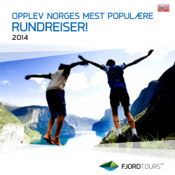 "Norges mest populære Rundreiser" brosjyren her