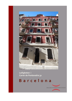 Barcelona - Norske dramatikeres forbund
