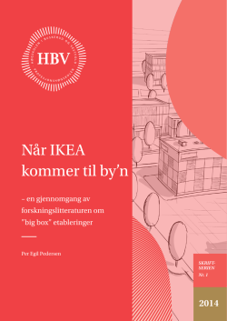 Når IKEA kommer til by`n - Høgskolen i Buskerud og Vestfold