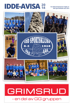 Idde-avisa 2014 - Idd Sportsklubb
