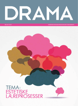 drama 2 - 2011 - Landslaget drama i skolen