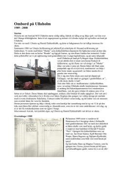 Les kapteinens historie ombord frå 1989-2003