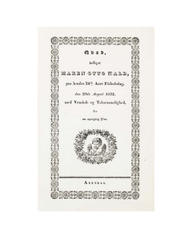 Bøker og trykk fra Arendals første trykkeri