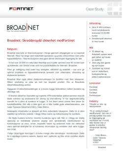 Broadnet - Fortinet