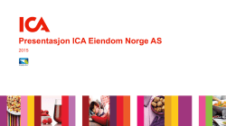 Presentasjon PDF - ICA Fastigheter