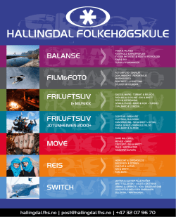 HALLINGDAL FOLKEHØGSKULE