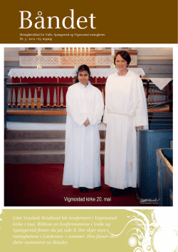 Linn Vaishali Brådland ble konfirmert i Vigmostad kirke i mai