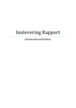 Innlevering Rapport