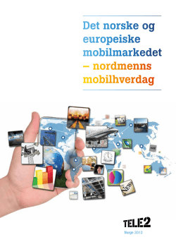 tele2 mobilrapport 2012