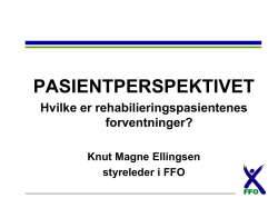 Knut Magne Ellingsen Rehabiliteringskonferansen